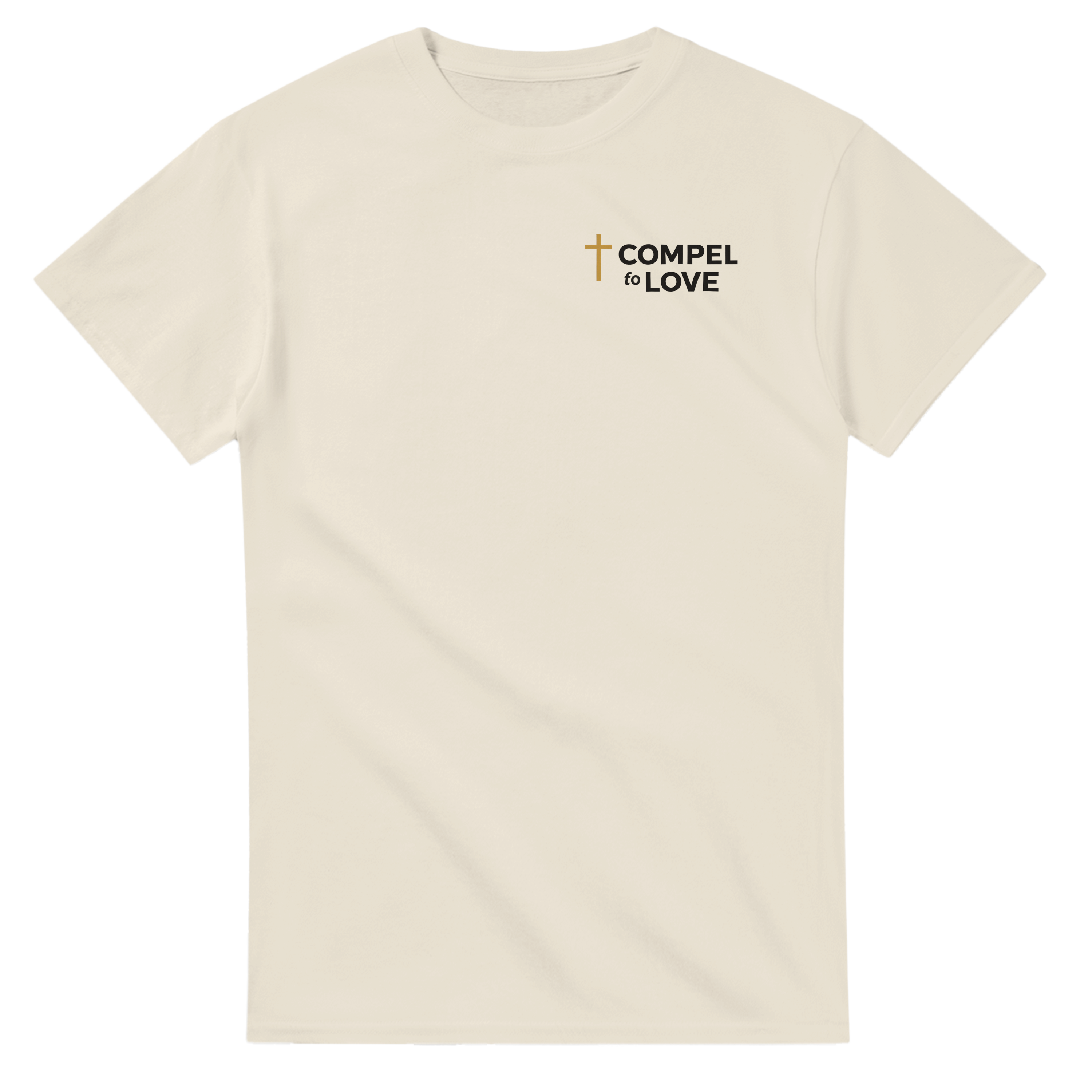 Because of God, I Beat the Odds Tee—Natural