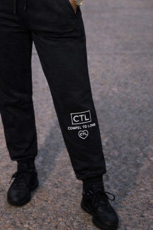 Compel To Love Cropped Hoodie & Sweatpants Set (Set Size)